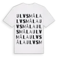 Ulvsmåla ordlek t-shirt