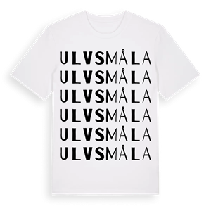 Ulvsmåla ordlek t-shirt – ekologisk bomull t-shirt från Pinshirt