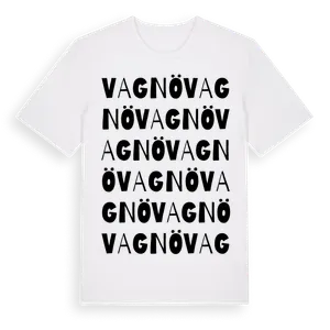 Vagnö ordlek t-shirt – ekologisk bomull t-shirt från Pinshirt