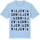 Blue Soul t-shirt med Valjeviken ordlek t-shirt