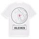White t-shirt med Valjeviken t-shirt