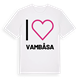 White t-shirt med Jag älskar Vambåsa t-shirt stort tryck