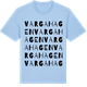 Blue Soul t-shirt med Vargahagen ordlek t-shirt