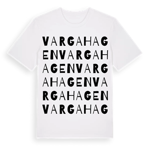 Vargahagen ordlek t-shirt – ekologisk bomull t-shirt från Pinshirt