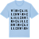 Blue Soul t-shirt med Värmekullen ordlek t-shirt