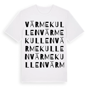 Värmekullen ordlek t-shirt – ekologisk bomull t-shirt från Pinshirt