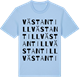 Blue Soul t-shirt med Västantill ordlek t-shirt