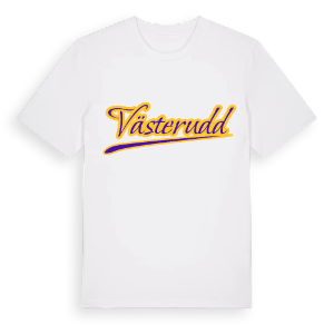 Västerudd baseball t-shirt – ekologisk bomull t-shirt från Pinshirt