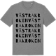 Mid Heather Gray t-shirt med Västra Kroken ordlek t-shirt