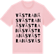 Pink Cotton t-shirt med Västra Näs ordlek t-shirt