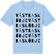 Blue Soul t-shirt med Västra Skörje ordlek t-shirt