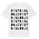 Västra Skörje ordlek t-shirt