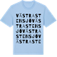 Blue Soul t-shirt med Västra Stensjö ordlek t-shirt