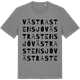 Mid Heather Gray t-shirt med Västra Stensjö ordlek t-shirt
