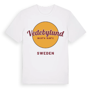 Vedebylund cirkel t-shirt – ekologisk bomull t-shirt från Pinshirt