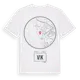 White t-shirt med Vik t-shirt