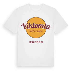 Viktomta cirkel t-shirt – ekologisk bomull t-shirt från Pinshirt