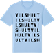 Blue Soul t-shirt med Vilshult ordlek t-shirt