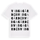 Vingagården ordlek t-shirt