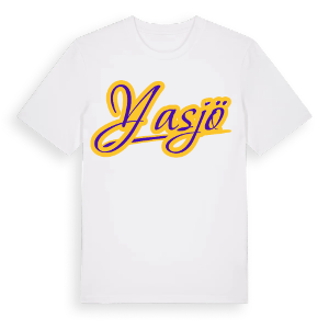 Yasjö baseball t-shirt – ekologisk bomull t-shirt från Pinshirt