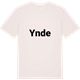 Vintage White t-shirt med Ynde fetstil t-shirt