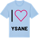 Blue Soul t-shirt med Jag älskar Ysane t-shirt stort tryck