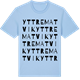 Blue Soul t-shirt med Yttre Matvik ordlek t-shirt