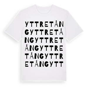 Yttre Tång ordlek t-shirt – ekologisk bomull t-shirt från Pinshirt