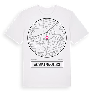 Akpınar Mahallesi t-shirt – ekologisk bomull t-shirt från Pinshirt