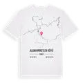 Alanhimmetler Köyü karta t-shirt