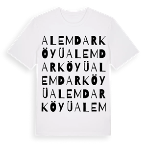 Alemdar Köyü ordlek t-shirt – ekologisk bomull t-shirt från Pinshirt