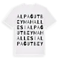 Alpağutbey Mahallesi ordlek t-shirt