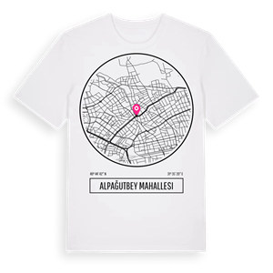 Alpağutbey Mahallesi t-shirt – ekologisk bomull t-shirt från Pinshirt