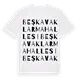 Beşkavaklar Mahallesi ordlek t-shirt