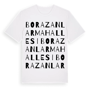 Borazanlar Mahallesi ordlek t-shirt – ekologisk bomull t-shirt från Pinshirt