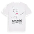 Borucak Köyü karta t-shirt
