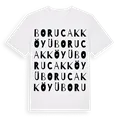 Borucak Köyü ordlek t-shirt