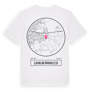 Çıkınlar Mahallesi t-shirt – ekologisk bomull t-shirt från Pinshirt