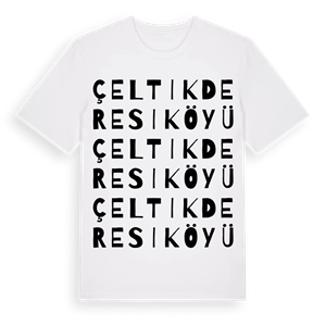 Çeltikderesi Köyü ordlek t-shirt – ekologisk bomull t-shirt från Pinshirt