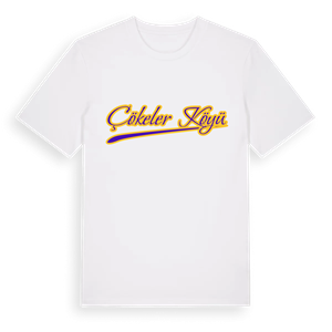 Çökeler Köyü baseball t-shirt – ekologisk bomull t-shirt från Pinshirt