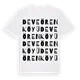 Deveören Köyü ordlek t-shirt