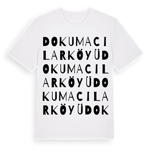 Dokumacılar Köyü ordlek t-shirt – ekologisk bomull t-shirt från Pinshirt