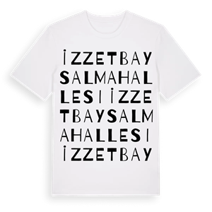İzzet Baysal Mahallesi ordlek t-shirt – ekologisk bomull t-shirt från Pinshirt