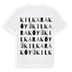 Kılkara Köyü ordlek t-shirt
