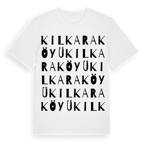 Kılkara Köyü ordlek t-shirt – ekologisk bomull t-shirt från Pinshirt