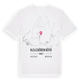 Kızılcaören Köyü karta t-shirt