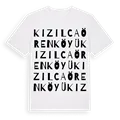 Kızılcaören Köyü ordlek t-shirt