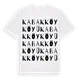 Kabakköy Köyü ordlek t-shirt