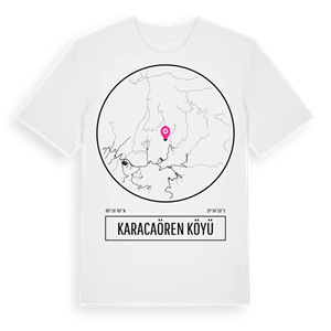 Karacaören Köyü t-shirt – ekologisk bomull t-shirt från Pinshirt