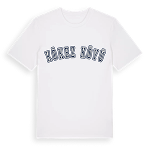 Kökez Köyü college t-shirt – ekologisk bomull t-shirt från Pinshirt